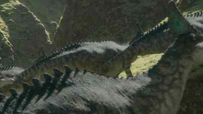 As they go higher,
stronger winds bring some relief. - Prehistoric Planet