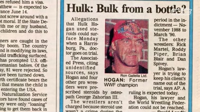 -As Hogan begins performing
in Ted Turner's WCW, - The Nine Lives of Vince McMahon