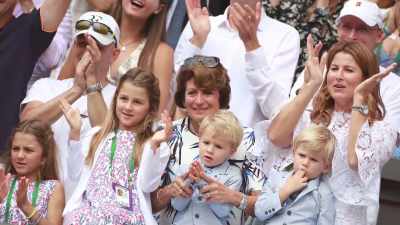 As I know, my wife's
been incredibly
supportive throughout, - Roger Federer: A Champions Journey