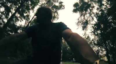As I was riding
through the neighborhood, - Demon House