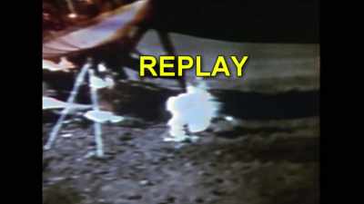 As I said,
both astronauts are already in the LEM - American Moon