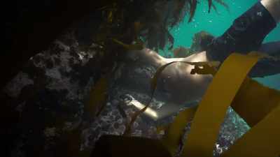 As I started to map
the environment around her den, - My Octopus Teacher