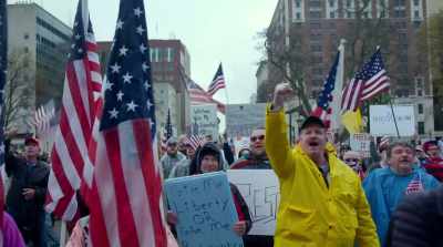 - As I watched the protesters
in America, - In the Same Breath