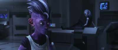 As in "holographic
simulation room." - Star Trek: Prodigy