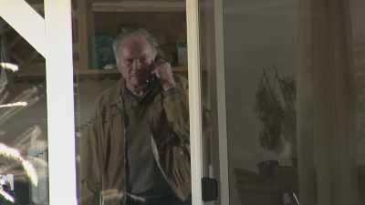 As in, "I hope we don't kill him,"
the old man, - American Vandal