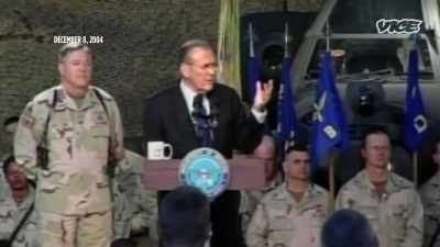 -As you know, you go to war
with the army you have, - While The Rest Of Us Die