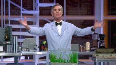 As light from the sun
goes through the Earth's atmosphere, - Bill Nye Saves the World