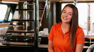 As long as it's not laundry
or getting bossed - Below Deck Sailing Yacht