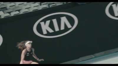 As long as she can stay calm, - Naomi Osaka