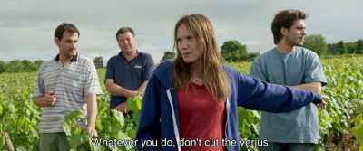 As you move down the rows,
cut to your left, never to the right. - Back to Burgundy