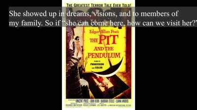 As noted in "Flipside,"
after she passed in 1996, - Hacking the Afterlife