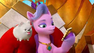 As Queen, you'll be responsible
for arranging state dinners, - My Little Pony: Make Your Mark