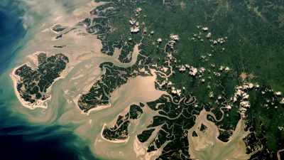 As rivers spit out huge
quantities of sediment and - One Strange Rock