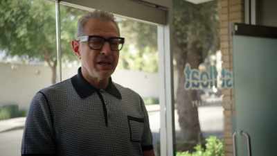 As it says here
on the welcoming mat - The World According to Jeff Goldblum