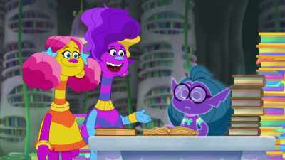 As scientists,
B and I are all about research. - Trolls: TrollsTopia