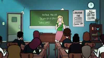 As soon
as there was a question - My Old School