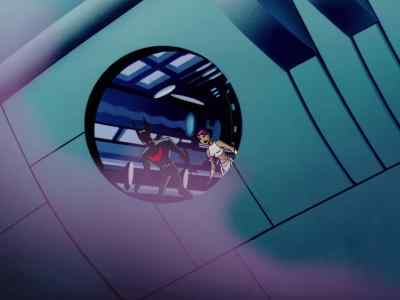 As soon as I get you down from here
I can come back in the Batmobile and-- - Batman Beyond