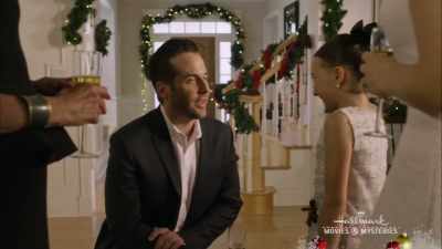 As soon as Scrooge
came peeping around the door, - Engaging Father Christmas