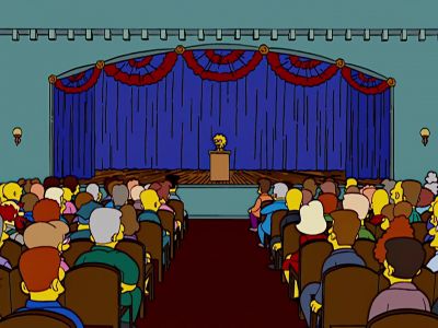 As Springfield's
youngest Buddhist, - The Simpsons