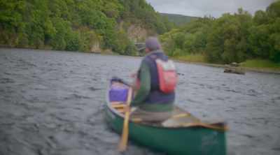 As its swirling waters carry us
under the old railway bridge, - World's Most Scenic River Journeys