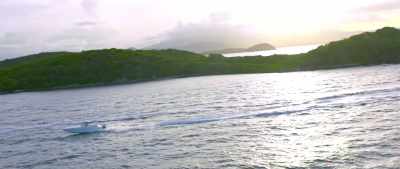 As the leaders
approach Nassau, it's Bertram, - Speed Kills
