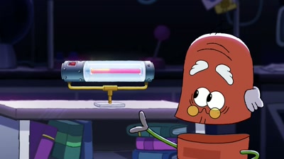 As the photons from this light source
pass other atoms inside the ruby crystal, - StoryBots: Answer Time