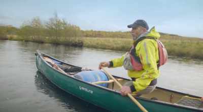 As the powerful current carries us
further east, - World's Most Scenic River Journeys