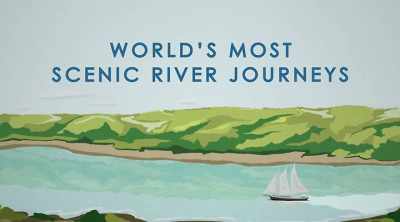 As the river flows into
Lake Ontario, - World's Most Scenic River Journeys