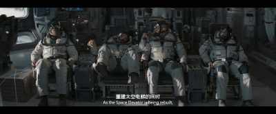 As the Space Elevator is being rebuilt, - The Wandering Earth II