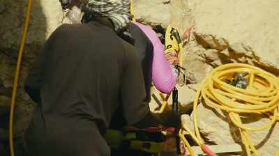 As the team prepares to enter
the first chamber, - Lost Kingdom of the Black Pharaohs