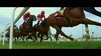 As they
approach the home turn, - Horsepower