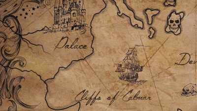 As Voss and his men
followed her toward the cliffs, - Empire Queen: The Golden Age of Magic