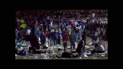 As we were all going over
the empty pint glasses - Oasis: Knebworth 1996