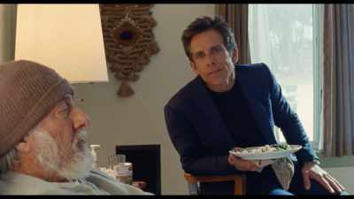 As we were handing over the boxes, - The Meyerowitz Stories