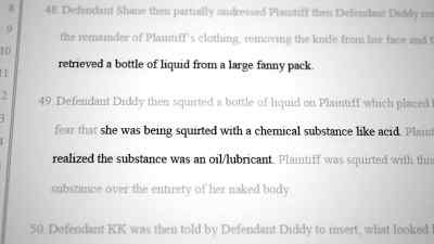 Ashley soon realized
that the substance - Diddy: The Making of a Bad Boy