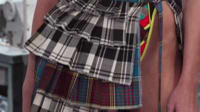 Ashton's really comfortable with plaid
when it comes to prints and-- - Next in Fashion