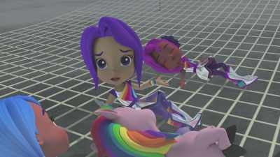 Aside from that. What's weird is that,
except for those birds, - Rainbow Rangers