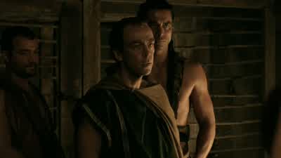 Ass-eating shit. - Spartacus