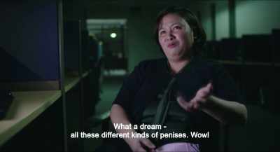 Astaga mimpi tadi,
begitu banyak penis berbeda. Wow! - The Cleaners