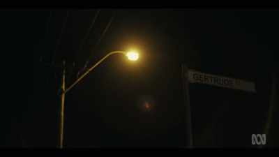 At 11:30pm, he leaves the party - Mystery Road: Origin