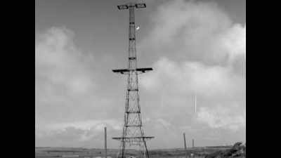 At 110 meters tall, the masts were double the size - The Buildings That Fought Hitler