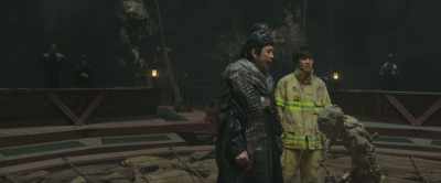 At a time when he required
protection from his brother, - Along with the Gods: The Two Worlds