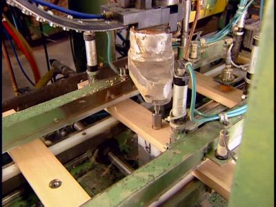 AT ANOTHER FACTORY,
THE BLOCKS GO ONTO A MACHINE - How It's Made