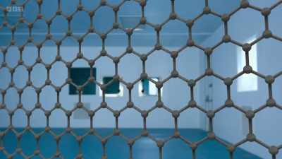 At each corner is a carbon atom - Secrets of Size: Atoms to Supergalaxies
