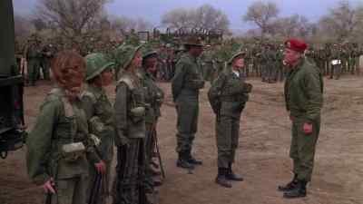 At ease! - Private Benjamin