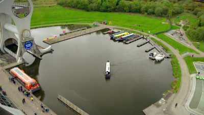 At each end of the waterway, - Europe From Above