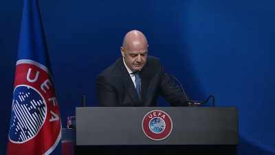 ..at FIFA, we can only
and strongly disapprove - Super Greed: The Fight for Football