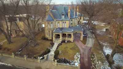 At first glance, you may
be mesmerized by the house. - Christmas at the Chateau