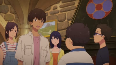 At first, I thought you were all
studying overseas too. - Lonely Castle in the Mirror