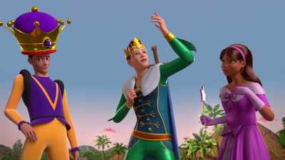 At last...
A demon approaches our friends. - Barbie: A Touch of Magic